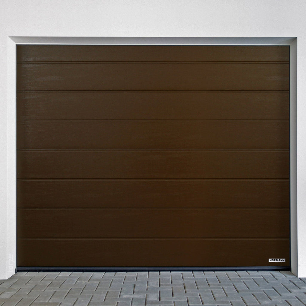 Hörmann garagepoort RenoMatic M-Profilering Woodgrain