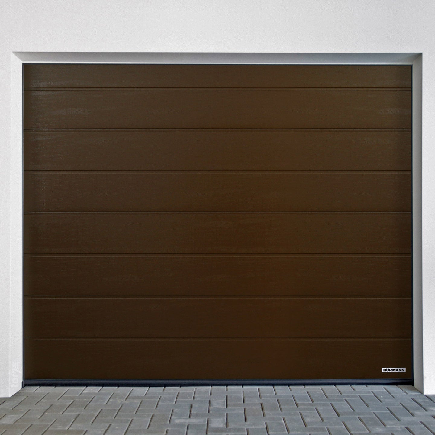 Hörmann garagepoort RenoMatic M-Profilering Woodgrain