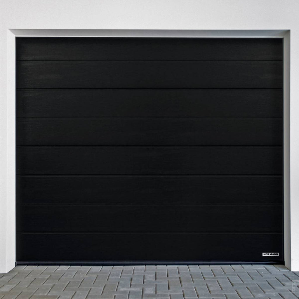 Hörmann garagepoort RenoMatic M-Profilering Woodgrain