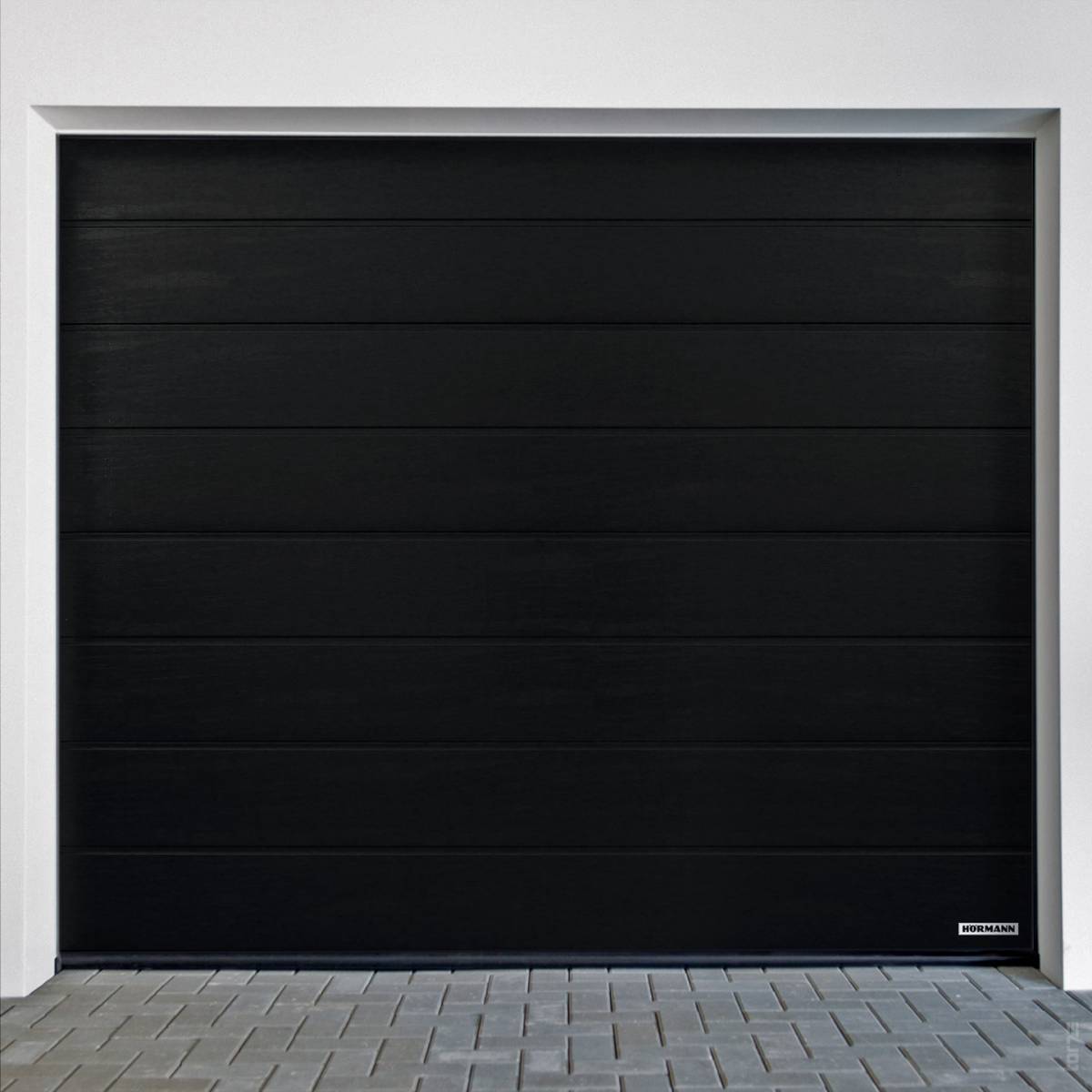 Hörmann garagepoort RenoMatic M-Profilering Woodgrain